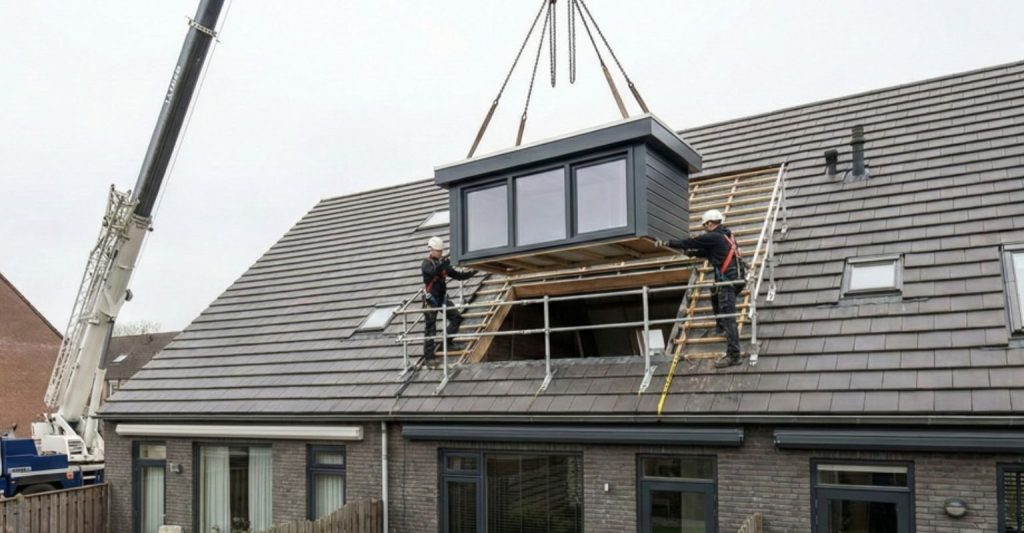 Dakkapel in Arnhem - Prefab dakkapel